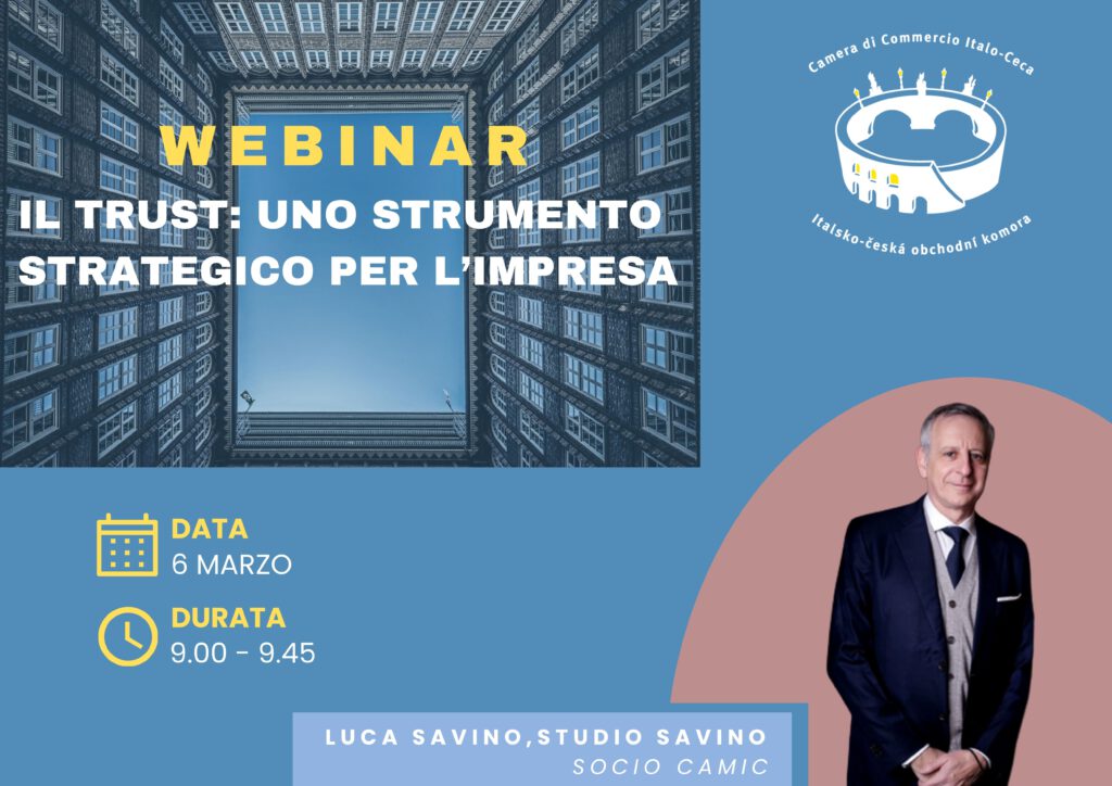 Webinar: “Il Trust: Uno Strumento Strategico per l’Impresa e la Successione”